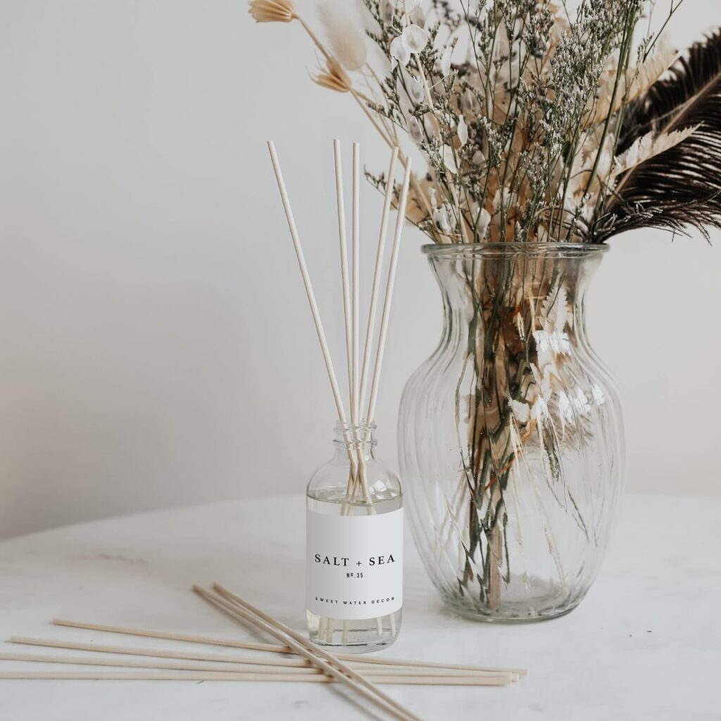 Elevate Your Space with Sweet Water Decor Salt & Sea Reed Diffuser Set